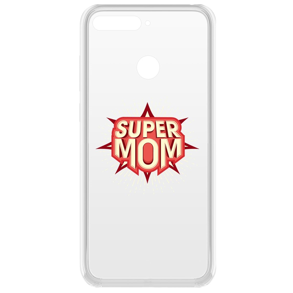 Чехол-накладка Krutoff Clear Case Супер Мама для Huawei Y6 Prime (2018)/Honor 7A Pro/7C
Чехол-накладка Krutoff Clear Case Супер Мама для Huawei Y6 Prime (2018)/Honor 7A Pro/7C