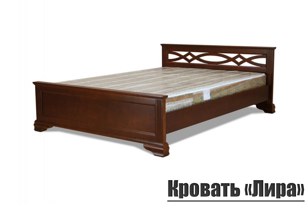 Кровать из массива сосны QualisMebel "Лира" 200х190, Старый Орех 3, Коричневый, Лира
Кровать из массива сосны QualisMebel "Лира" 200х190, Старый Орех 3, Коричневый, Лира