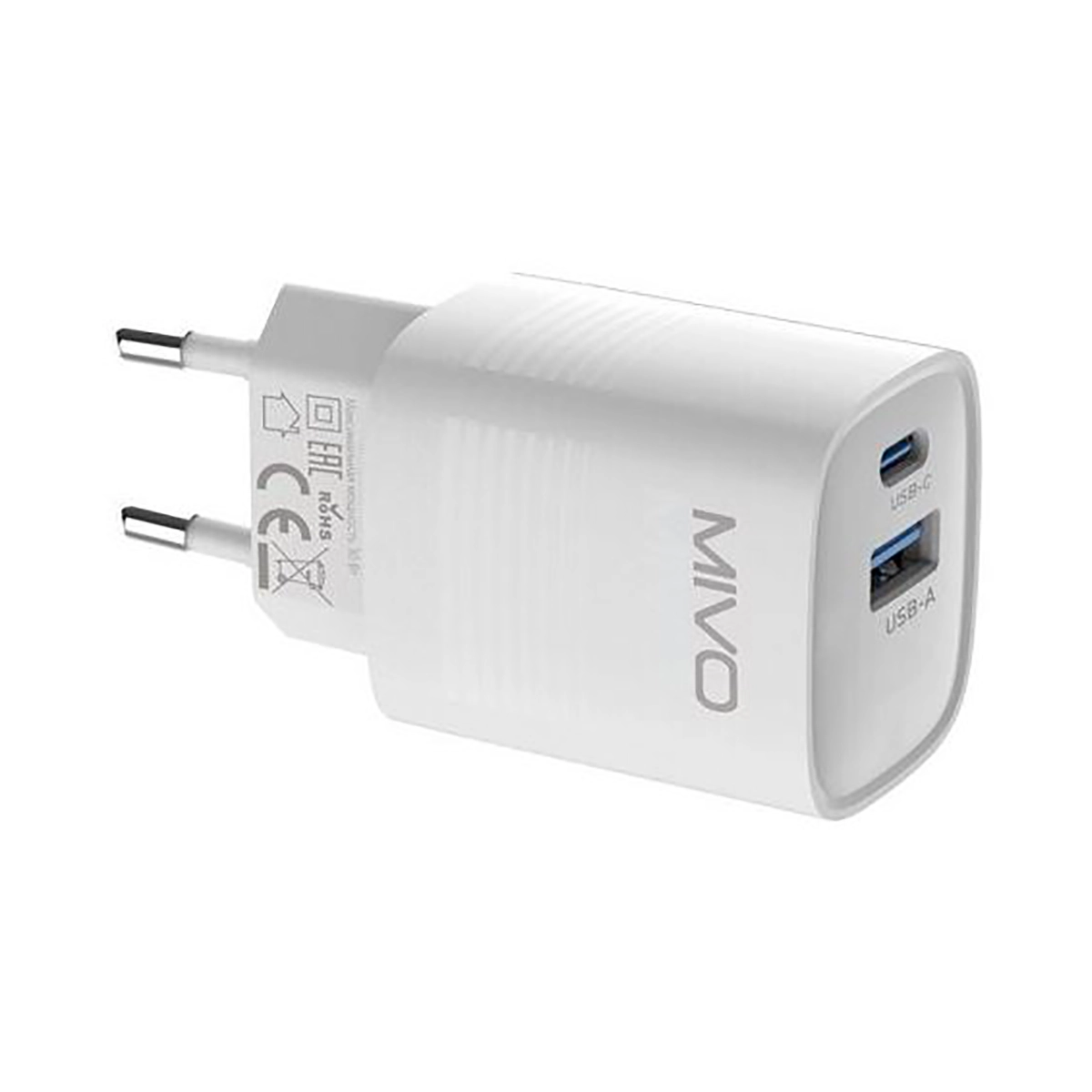Сетевое зарядное устройство Mivo 5,0В 3,0А гнездо USB-C+USB-A 18W MP-301Q без шнура, MP-301Q
Сетевое зарядное устройство Mivo 5,0В 3,0А гнездо USB-C+USB-A 18W MP-301Q без шнура, MP-301Q