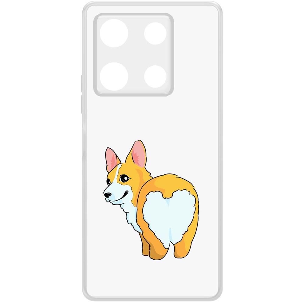 Чехол-накладка Krutoff Clear Case Рисованный корги вид 2 для INFINIX Note 30 Pro, Прозрачный
Чехол-накладка Krutoff Clear Case Рисованный корги вид 2 для INFINIX Note 30 Pro, Прозрачный