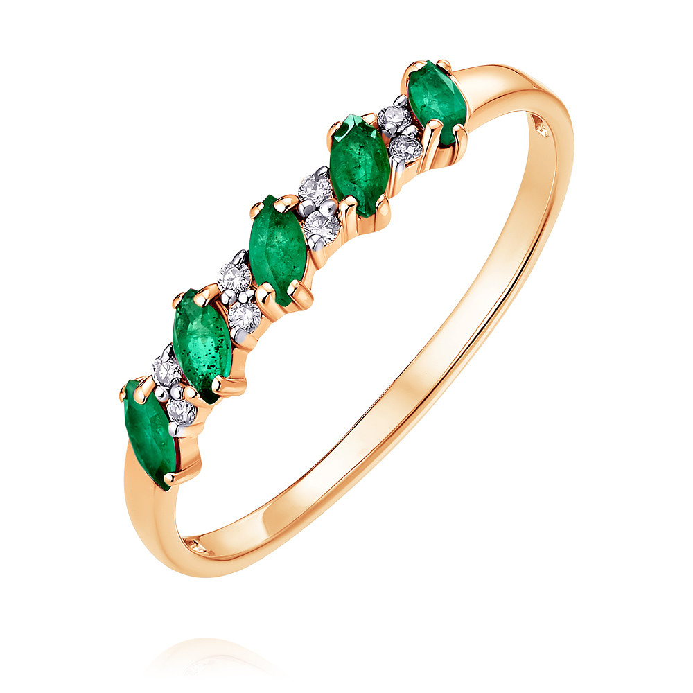 Кольцо из золота р.  ADAMAS 1411156-А500Д-433, бриллиант\изумруд, 1411156-А500Д-433 
Кольцо из золота р.  ADAMAS 1411156-А500Д-433, бриллиант\изумруд, 1411156-А500Д-433