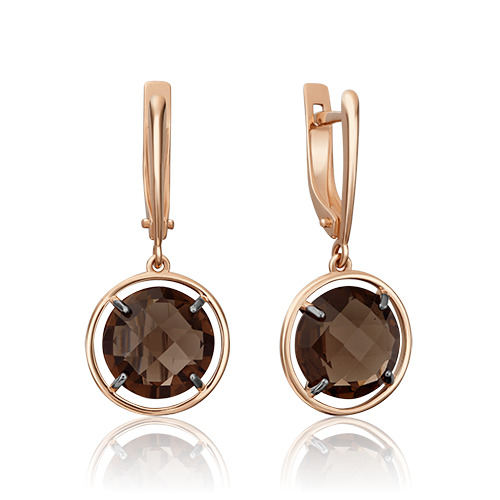 Серьги подвески из красного золота PLATINA jewelry 02-4452-00, раухтопаз, 02-4452-00
Серьги подвески из красного золота PLATINA jewelry 02-4452-00, раухтопаз, 02-4452-00