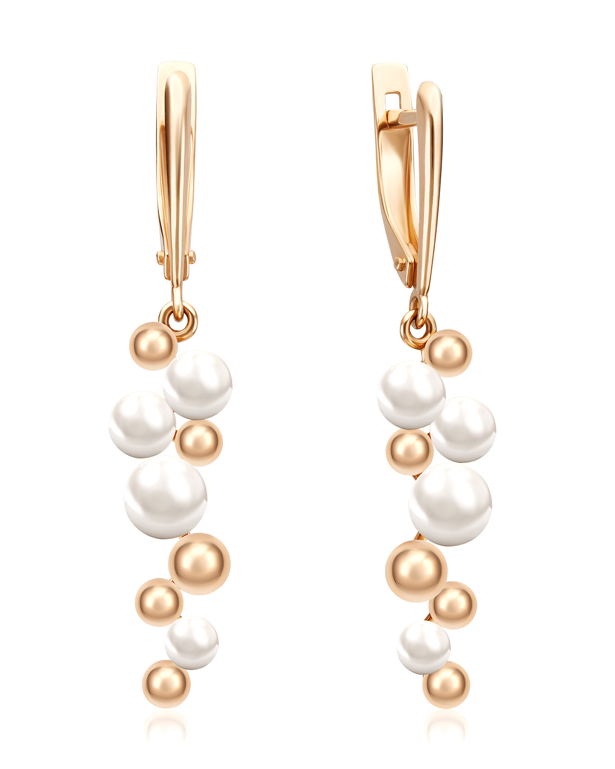 Серьги подвески из красного золота PLATINA jewelry 02-4415-00, жемчуг культивированный, 02-4415-00
Серьги подвески из красного золота PLATINA jewelry 02-4415-00, жемчуг культивированный, 02-4415-00