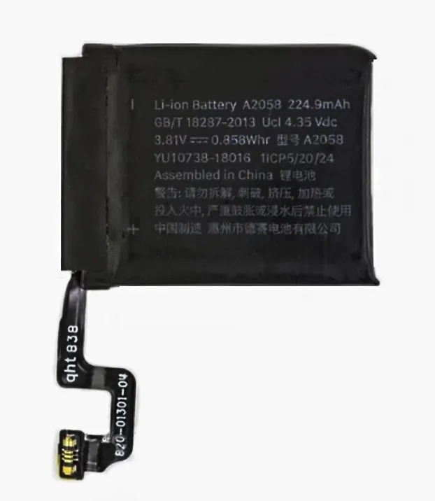 Аккумулятор для Apple Watch Series S4 40 mm (A2058) 225 mAh, Черный, Apple Watch Series S4 40 mm (A2058)
Аккумулятор для Apple Watch Series S4 40 mm (A2058) 225 mAh, Черный, Apple Watch Series S4 40 mm (A2058)