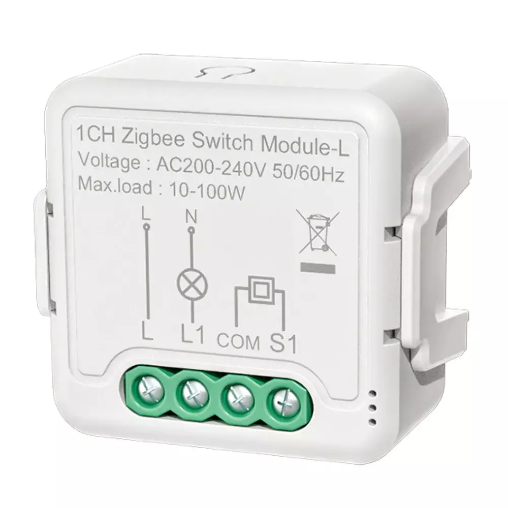 Модуль выключателя света Tuya Zigbee 3.0 без нулевого провода, одноклавишный, TSZ-002/1
Модуль выключателя света Tuya Zigbee 3.0 без нулевого провода, одноклавишный, TSZ-002/1