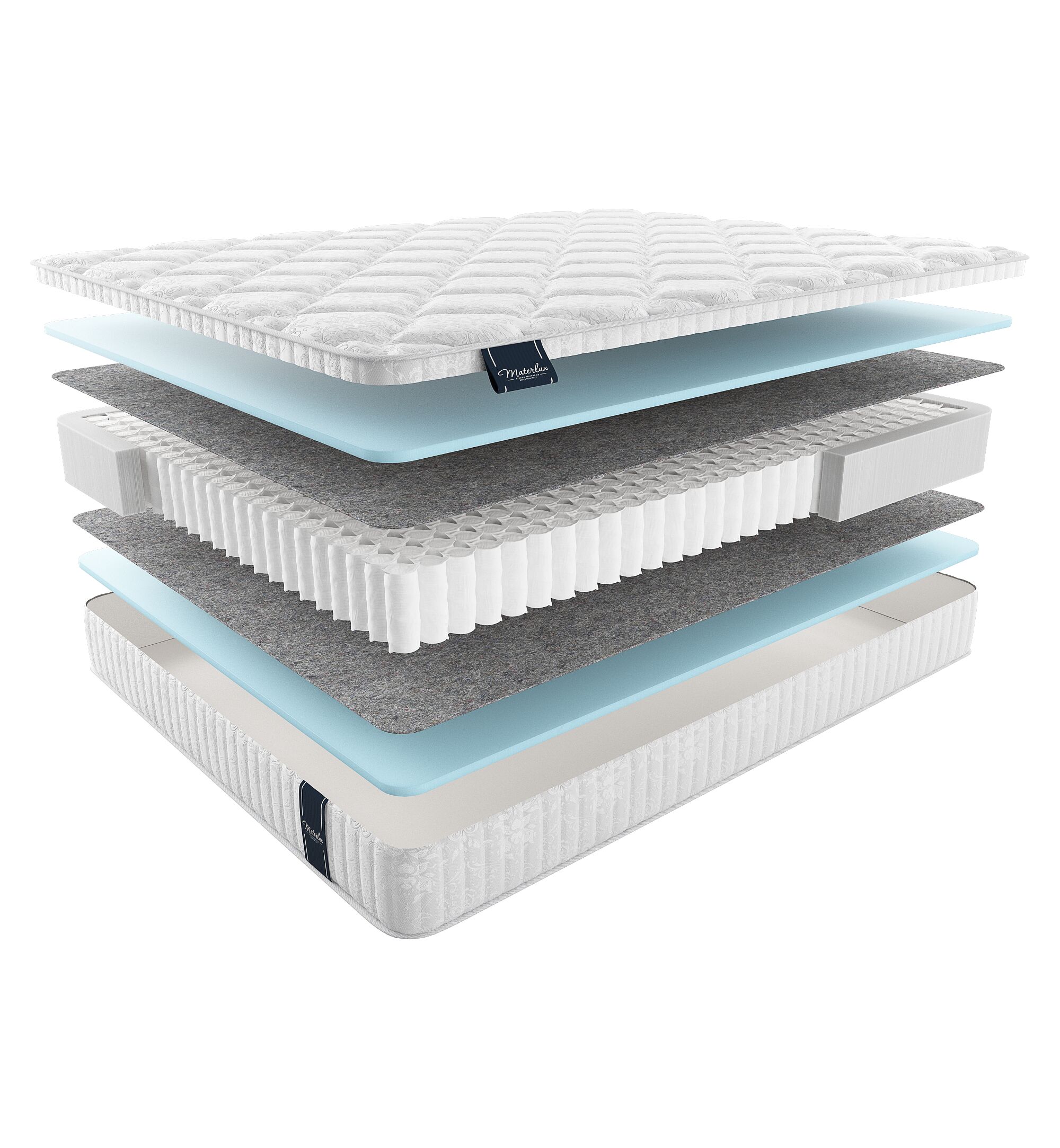 Матрас Materlux Light-Soft Union 95х220, Бежевый;белый;серый;серебристый, Union 
Матрас Materlux Light-Soft Union 95х220, Бежевый;белый;серый;серебристый, Union