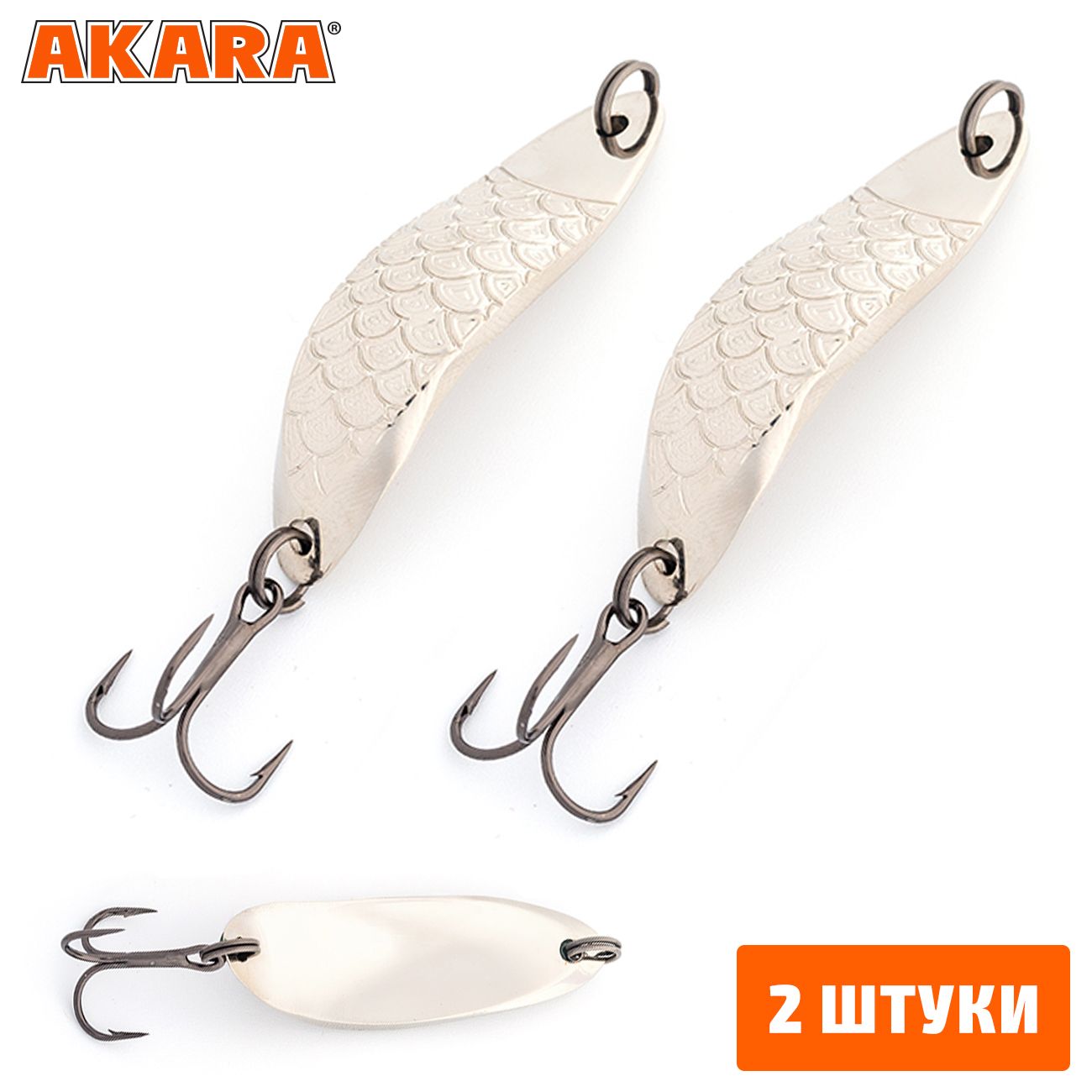 Блесна колебалка Akara Action Series River Trout 11гр. Sil (2 Штуки), River Trout
Блесна колебалка Akara Action Series River Trout 11гр. Sil (2 Штуки), River Trout