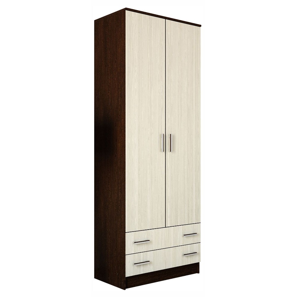 Шкаф ЭРА двустворчатый с полками и штангой для одежды, 80x49x220см, венге/лоредо, Бежевый;коричневый
Шкаф ЭРА двустворчатый с полками и штангой для одежды, 80x49x220см, венге/лоредо, Бежевый;коричневый