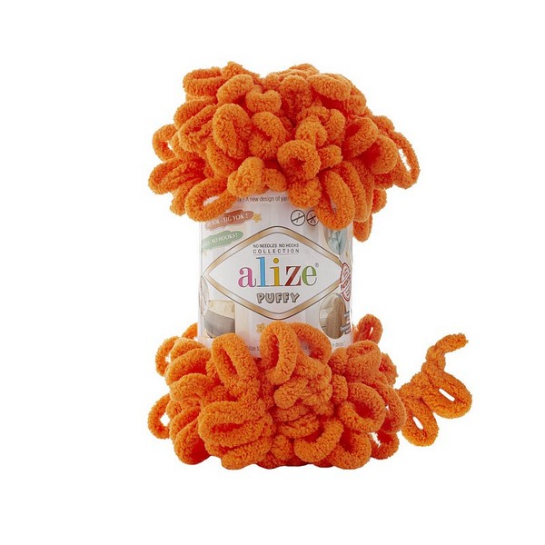 Пряжа ALIZE Ализе Puffy 5 шт. в упак. цвет морковный ALIZE-PUFFY.766, 9.5 м от, Оранжевый
Пряжа ALIZE Ализе Puffy 5 шт. в упак. цвет морковный ALIZE-PUFFY.766, 9.5 м от, Оранжевый