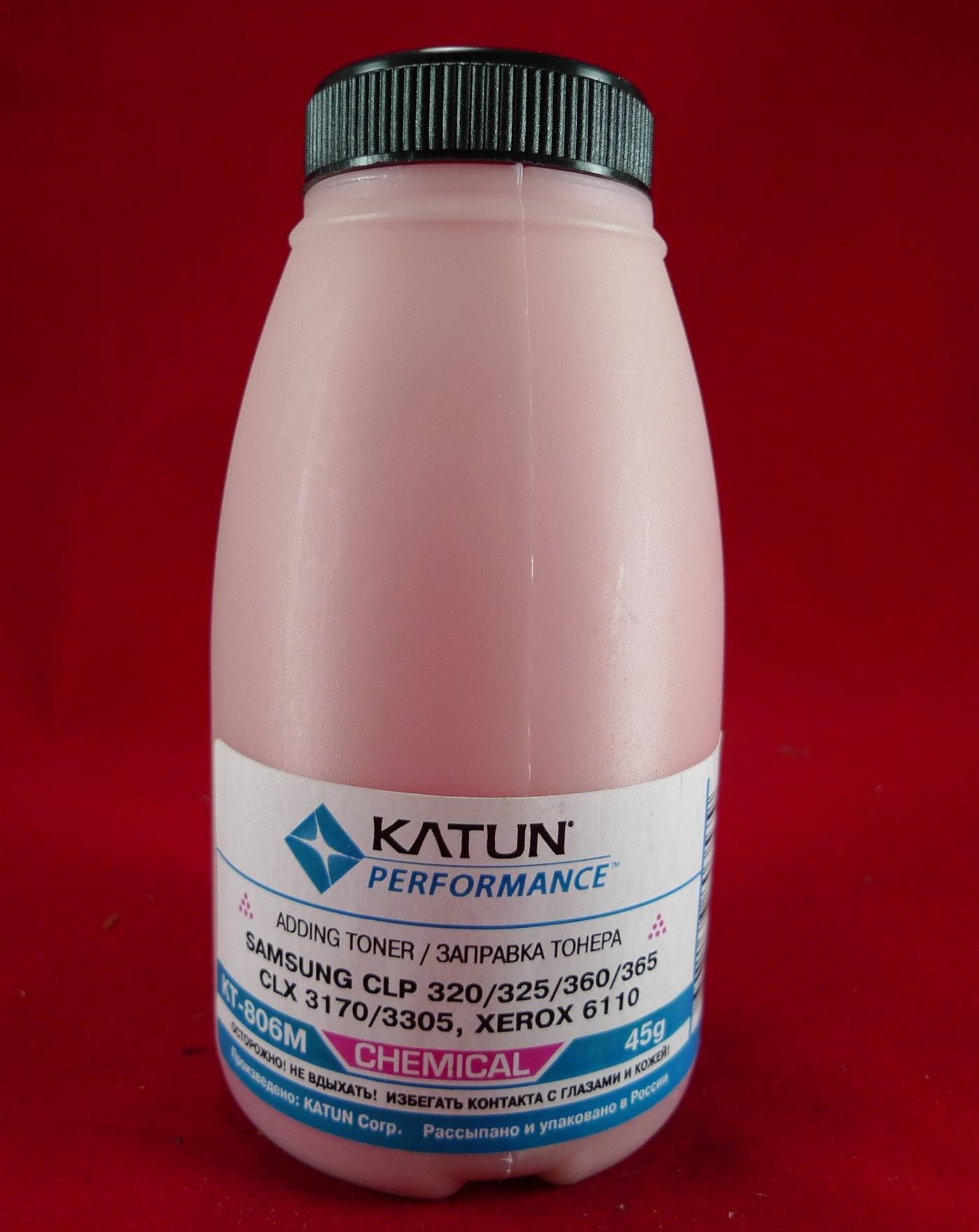 Тонер Katun KT-806M, Пурпурный, SAMSUNG CLP 320/325/360/365, CLX 3170/3305, Xerox 6110 Magenta, химический
Тонер Katun KT-806M, Пурпурный, SAMSUNG CLP 320/325/360/365, CLX 3170/3305, Xerox 6110 Magenta, химический