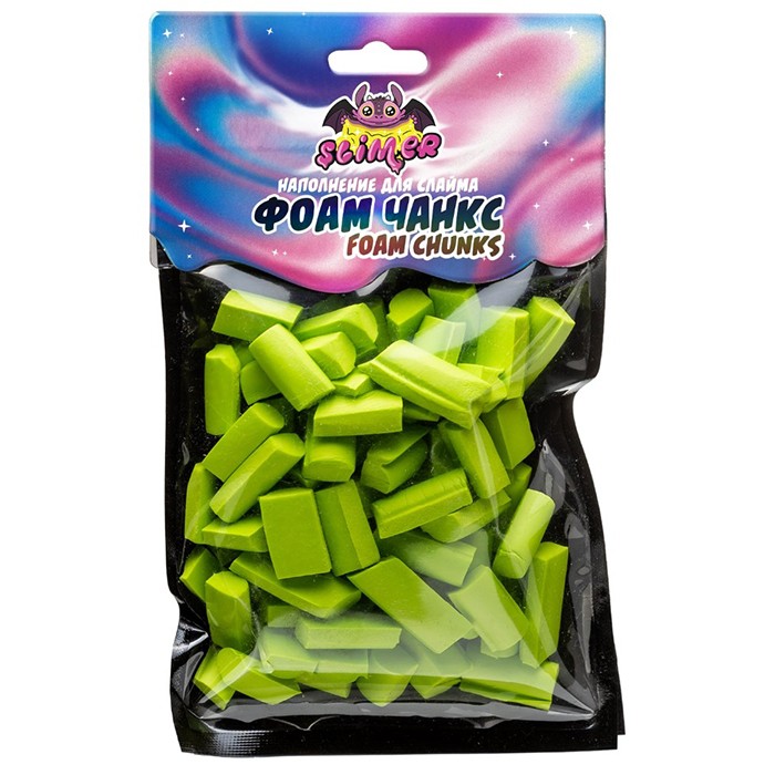 Наполнение для слайма ФОАМ ЧАНКС Foam Chunkc Ярко-зеленый SSS30-13 ТМ" Slimer", 449-580
Наполнение для слайма ФОАМ ЧАНКС Foam Chunkc Ярко-зеленый SSS30-13 ТМ" Slimer", 449-580