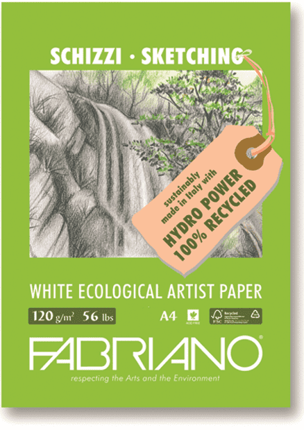 Блокнот для зарисовок Fabriano Disegno Ecologico per Artisti 29,7х42см 40л 120г на спирали
Блокнот для зарисовок Fabriano Disegno Ecologico per Artisti 29,7х42см 40л 120г на спирали