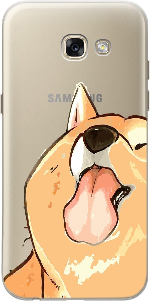 Чехол на Samsung Galaxy A5 (2017) с принтом "Shiba" прозрачный, Прозрачный;бежевый, 5381
Чехол на Samsung Galaxy A5 (2017) с принтом "Shiba" прозрачный, Прозрачный;бежевый, 5381