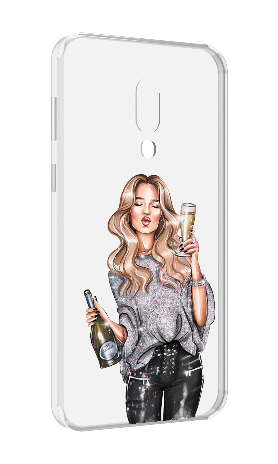 Чехол MyPads красивая-любительница-шампанского женский для Meizu 16 Plus / 16th Plus, Прозрачный, Tocco
Чехол MyPads красивая-любительница-шампанского женский для Meizu 16 Plus / 16th Plus, Прозрачный, Tocco