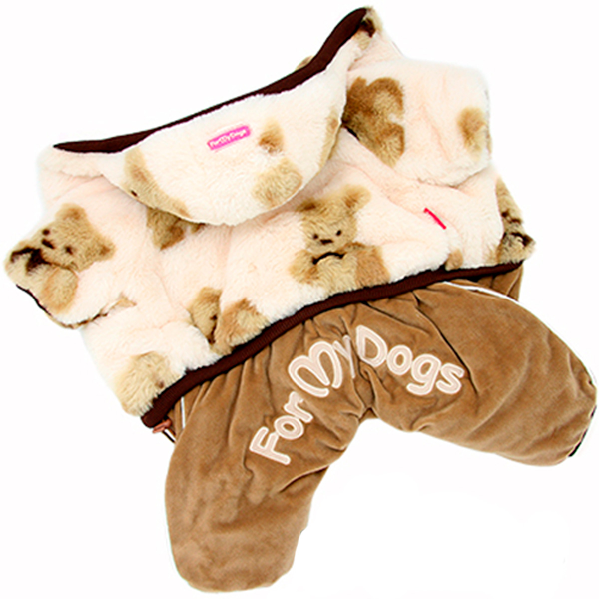 FOR MY DOGS FOR MY DOGS комбинезон-шубка для собак Мишки бежевый для девочек FW1095-2021 F
FOR MY DOGS FOR MY DOGS комбинезон-шубка для собак Мишки бежевый для девочек FW1095-2021 F