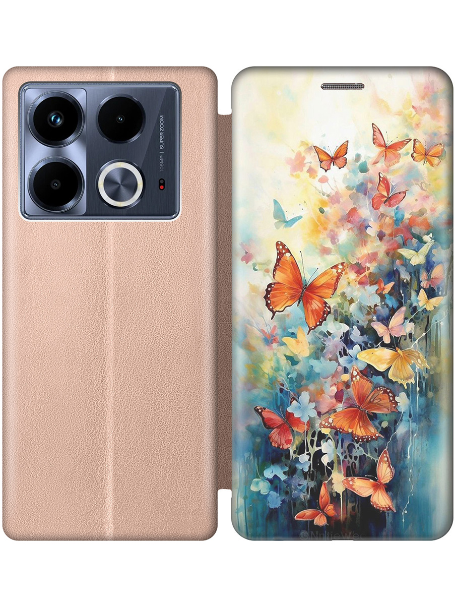 Чехол-книжка на Infinix Note 40 с принтом "Бабочки акварелью" золотой, Золотистый;желтый;красный;синий, 782626491
Чехол-книжка на Infinix Note 40 с принтом "Бабочки акварелью" золотой, Золотистый;желтый;красный;синий, 782626491