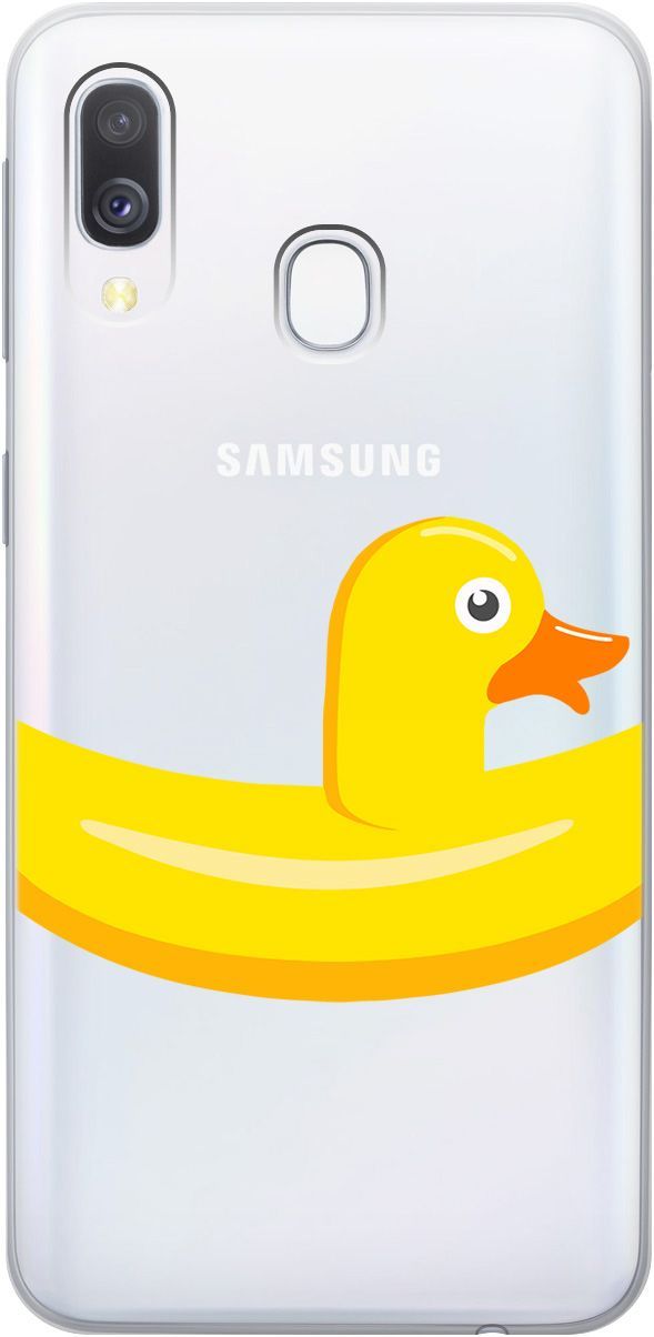 Чехол на Samsung Galaxy A40 с принтом "Duck Swim Ring" прозрачный, Прозрачный;белый, 5375
Чехол на Samsung Galaxy A40 с принтом "Duck Swim Ring" прозрачный, Прозрачный;белый, 5375