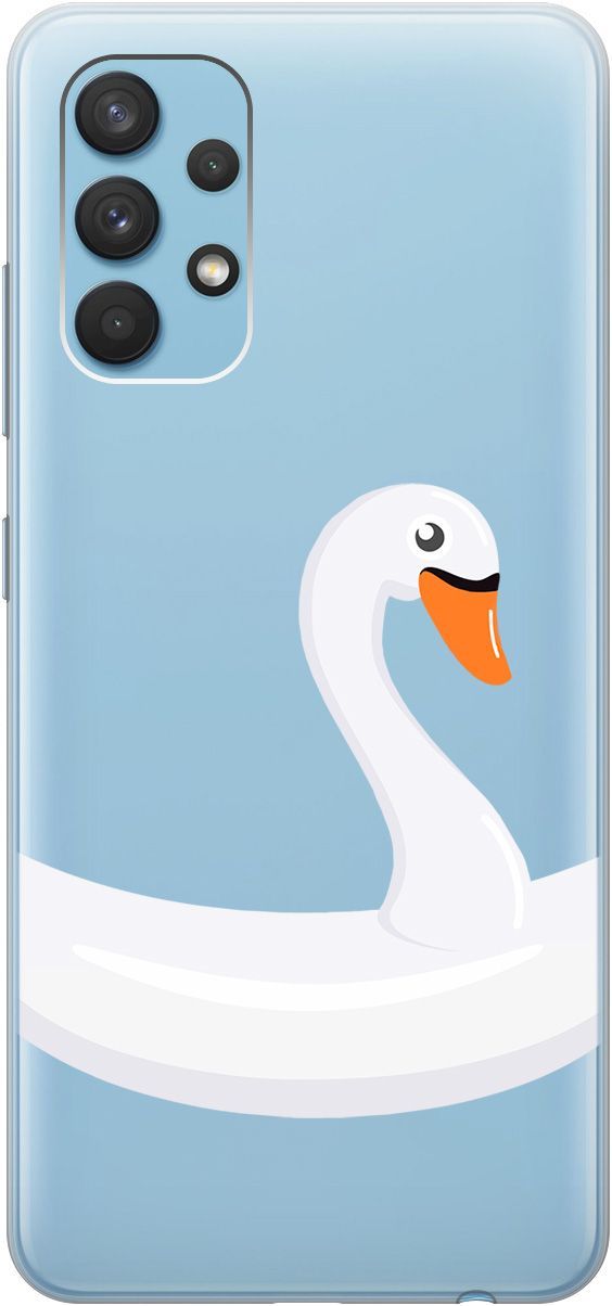 Чехол на Samsung Galaxy A32 с принтом "Swan Swim Ring" прозрачный, Прозрачный;белый, 5372
Чехол на Samsung Galaxy A32 с принтом "Swan Swim Ring" прозрачный, Прозрачный;белый, 5372