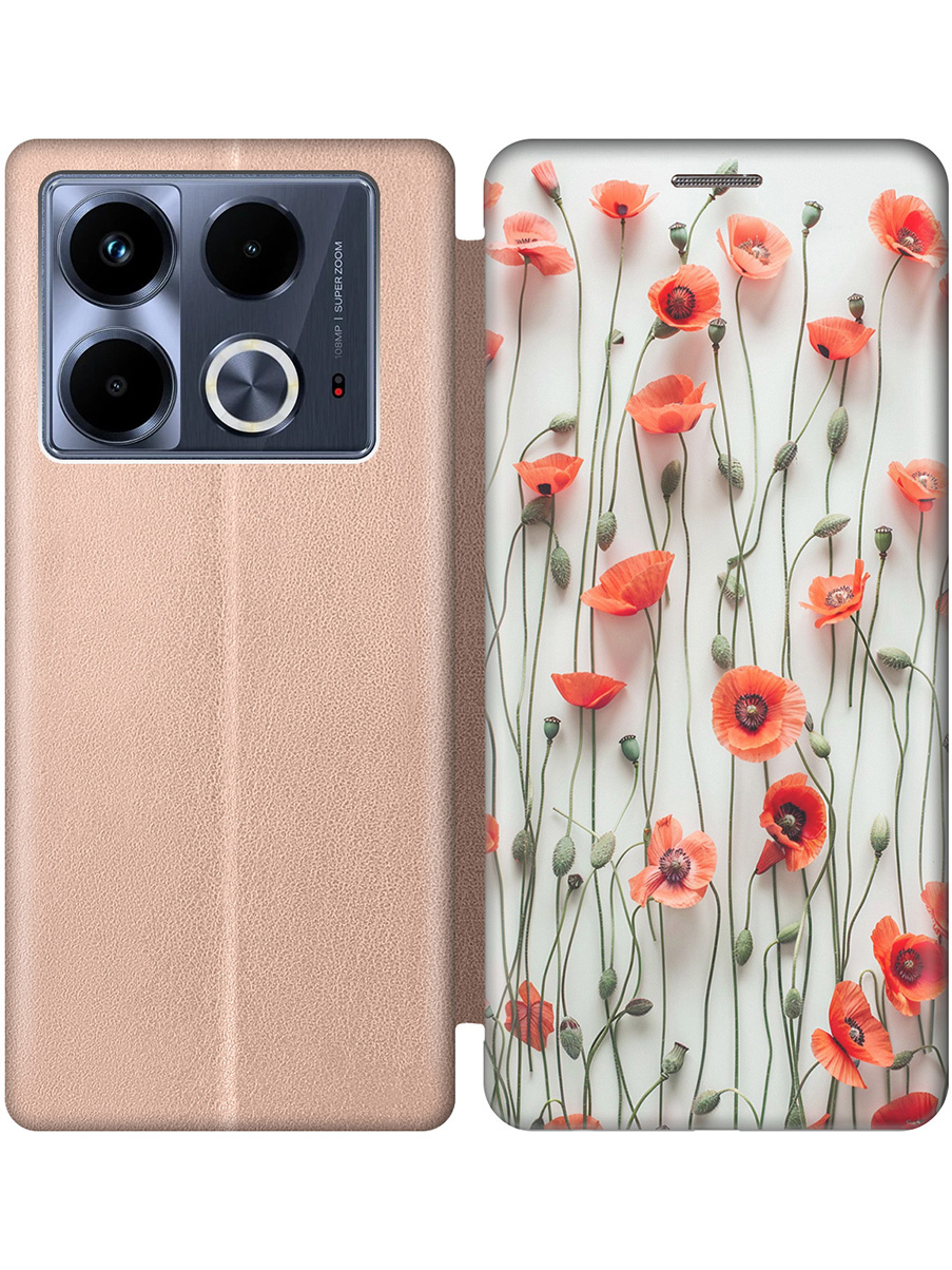 Чехол-книжка на Infinix Note 40 с принтом "Маки на белой стене" золотой, Золотистый;белый;красный, 782626422
Чехол-книжка на Infinix Note 40 с принтом "Маки на белой стене" золотой, Золотистый;белый;красный, 782626422