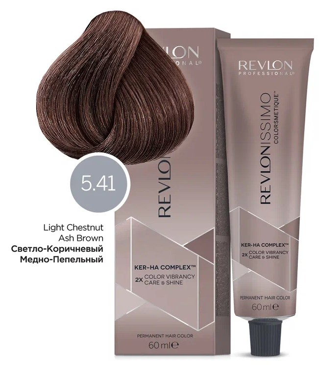 Краска для волос Revlon Professional Revlonissimo Colorsmetique Color & Care, 5.41
Краска для волос Revlon Professional Revlonissimo Colorsmetique Color & Care, 5.41