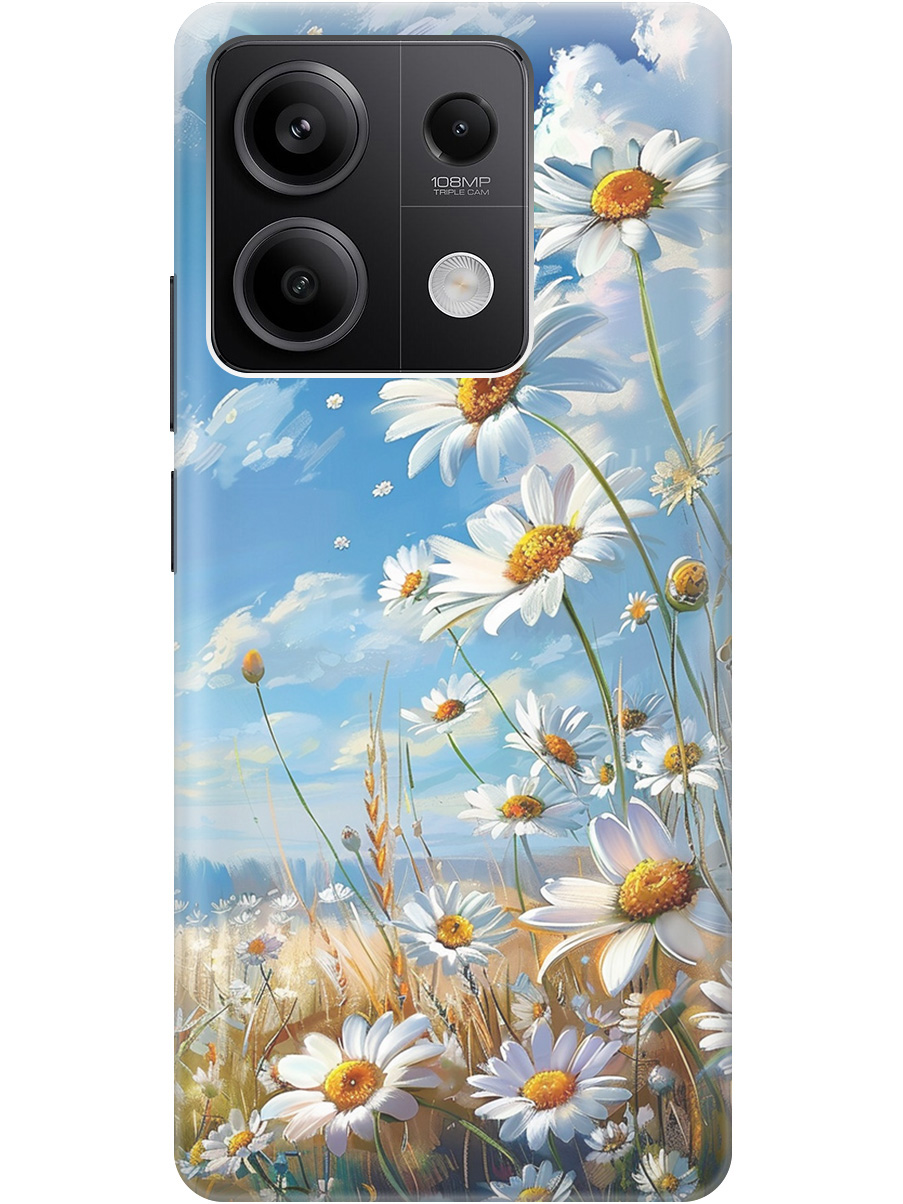Силиконовый чехол на Xiaomi Redmi Note 13 5g с рисунком "Ромашки на поле", Белый;синий, 20012076
Силиконовый чехол на Xiaomi Redmi Note 13 5g с рисунком "Ромашки на поле", Белый;синий, 20012076