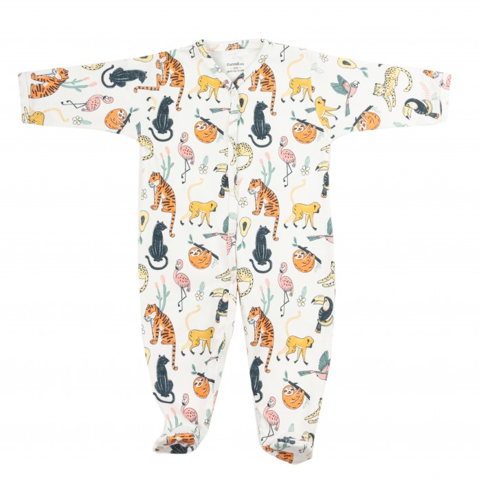 Комбинезон детский Forest kids Jungle цв. белый р. 68, Bunnies, Jungle, Whales с закрытыми ножками из хлопка
Комбинезон детский Forest kids Jungle цв. белый р. 68, Bunnies, Jungle, Whales с закрытыми ножками из хлопка