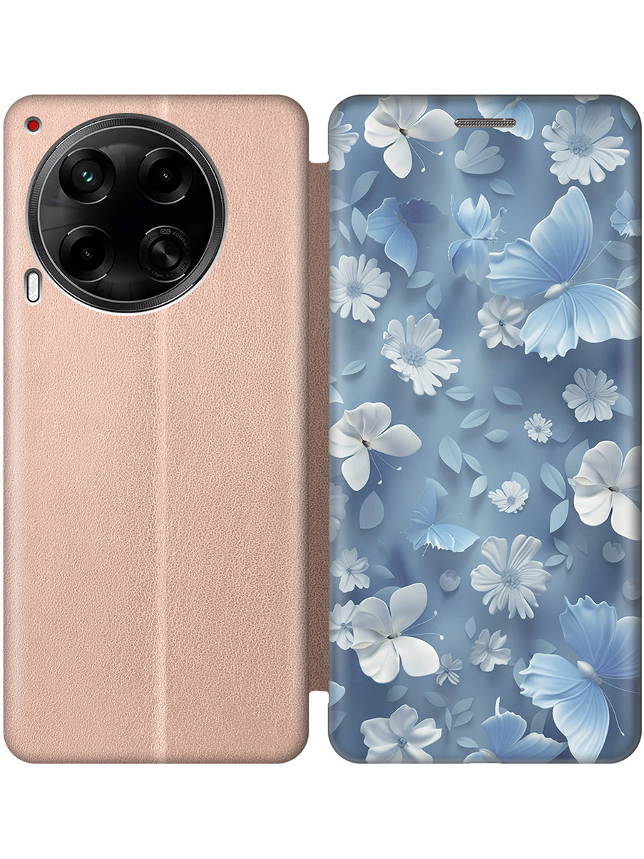 Чехол-книжка на Tecno Camon 30 4g / 30 5g с принтом "Голубые бабочки" золотой, Золотистый;белый;голубой, 782632423
Чехол-книжка на Tecno Camon 30 4g / 30 5g с принтом "Голубые бабочки" золотой, Золотистый;белый;голубой, 782632423