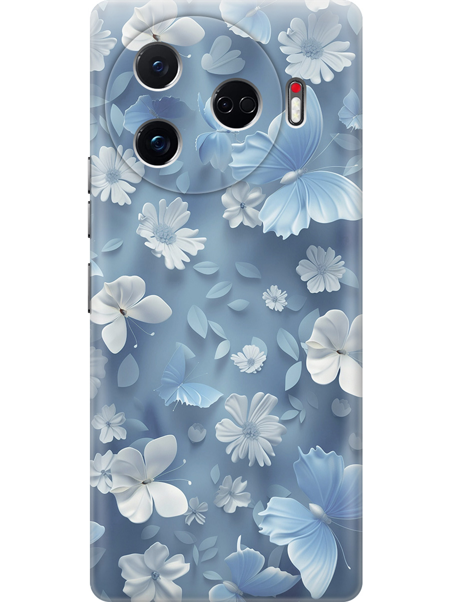 Силиконовый чехол на Tecno Camon 30 Pro 5g с принтом "Голубые бабочки", Прозрачный;белый;голубой, 782633623
Силиконовый чехол на Tecno Camon 30 Pro 5g с принтом "Голубые бабочки", Прозрачный;белый;голубой, 782633623