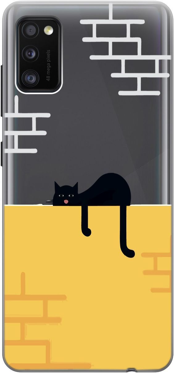 Силиконовый чехол на Samsung Galaxy A41 с 3D принтом "Lazy Cat" прозрачный, Прозрачный;желтый, 5378
Силиконовый чехол на Samsung Galaxy A41 с 3D принтом "Lazy Cat" прозрачный, Прозрачный;желтый, 5378