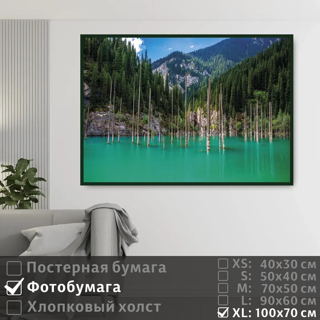 Постер на фотобумаге ПолиЦентр Бирюзовое озеро с сосновым лесом в горах 100х70 см, БирюзовоеОзероССосновымЛесомВГорах1
Постер на фотобумаге ПолиЦентр Бирюзовое озеро с сосновым лесом в горах 100х70 см, БирюзовоеОзероССосновымЛесомВГорах1