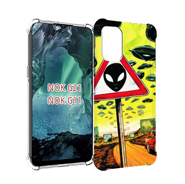 Чехол Mypads Дорога К Инопланетянам Для Nokia G11/G21, Прозрачный, Tocco 
Чехол Mypads Дорога К Инопланетянам Для Nokia G11/G21, Прозрачный, Tocco