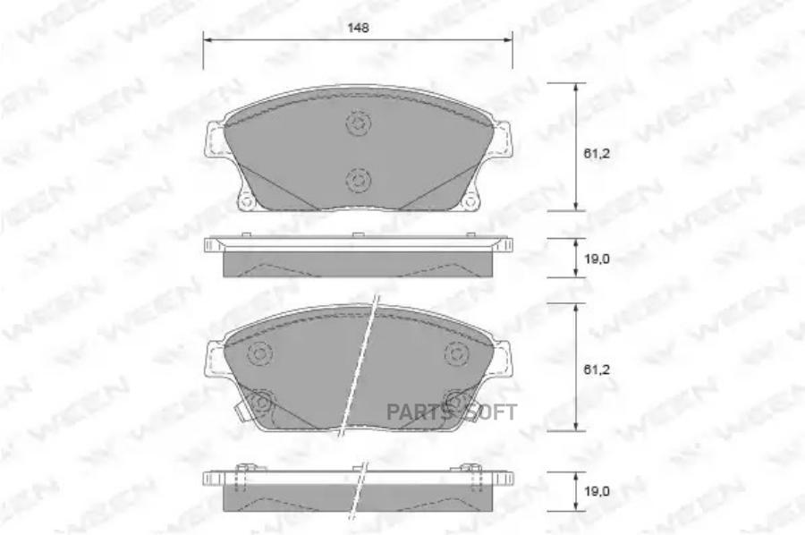 Тормозные колодки дисковые передние CHEVROLET Cruze (J300, J305, J308) 16", Cobalt, Or WEE
Тормозные колодки дисковые передние CHEVROLET Cruze (J300, J305, J308) 16", Cobalt, Or WEE