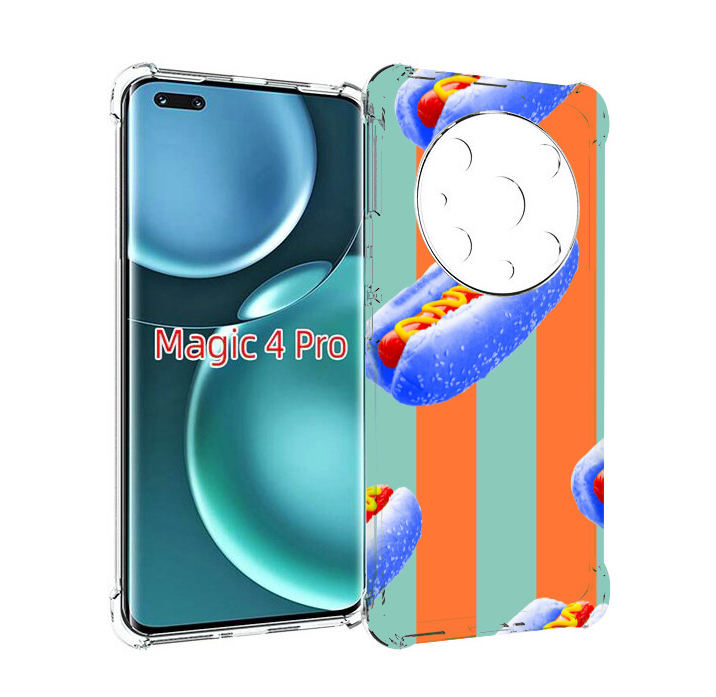 Чехол MyPads синие хотдоги для Honor Magic4 Pro, Прозрачный, Tocco 
Чехол MyPads синие хотдоги для Honor Magic4 Pro, Прозрачный, Tocco