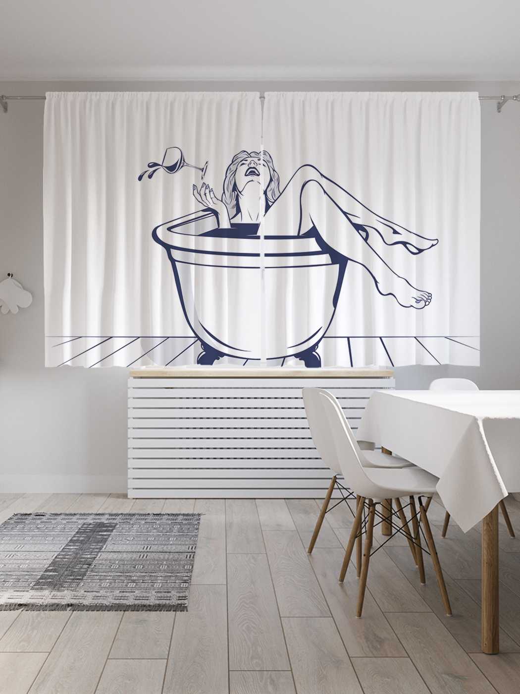 Классические шторы JoyArty "Девушка в ванной", серия Oxford DeLux, 2 полотна 145x180 см, Девушка в ванной
Классические шторы JoyArty "Девушка в ванной", серия Oxford DeLux, 2 полотна 145x180 см, Девушка в ванной