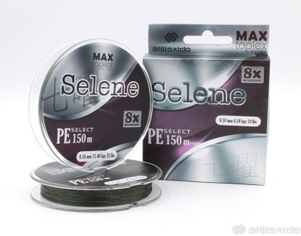 Шнур плетеный Shii Saido Selene 8X, 150 м, 0,205 мм, до 9,06 кг, mosgreen SBLS150-8X-20
Шнур плетеный Shii Saido Selene 8X, 150 м, 0,205 мм, до 9,06 кг, mosgreen SBLS150-8X-20