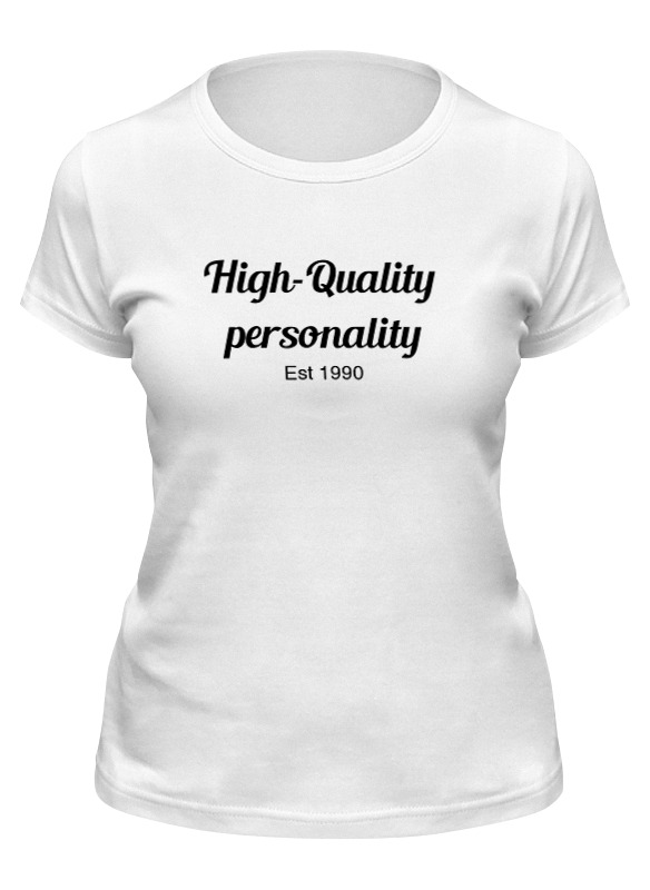 Футболка женская Printio high quality personality белая S, Белый, high quality personality
Футболка женская Printio high quality personality белая S, Белый, high quality personality