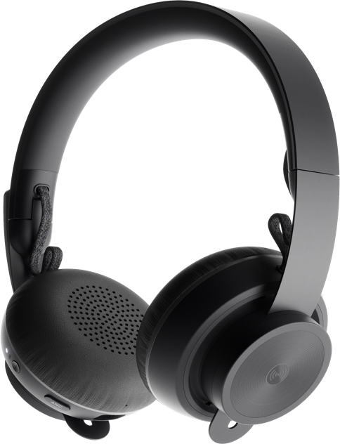 фото Гарнитура logitech headset wireless zone uc graphite (981-000914)