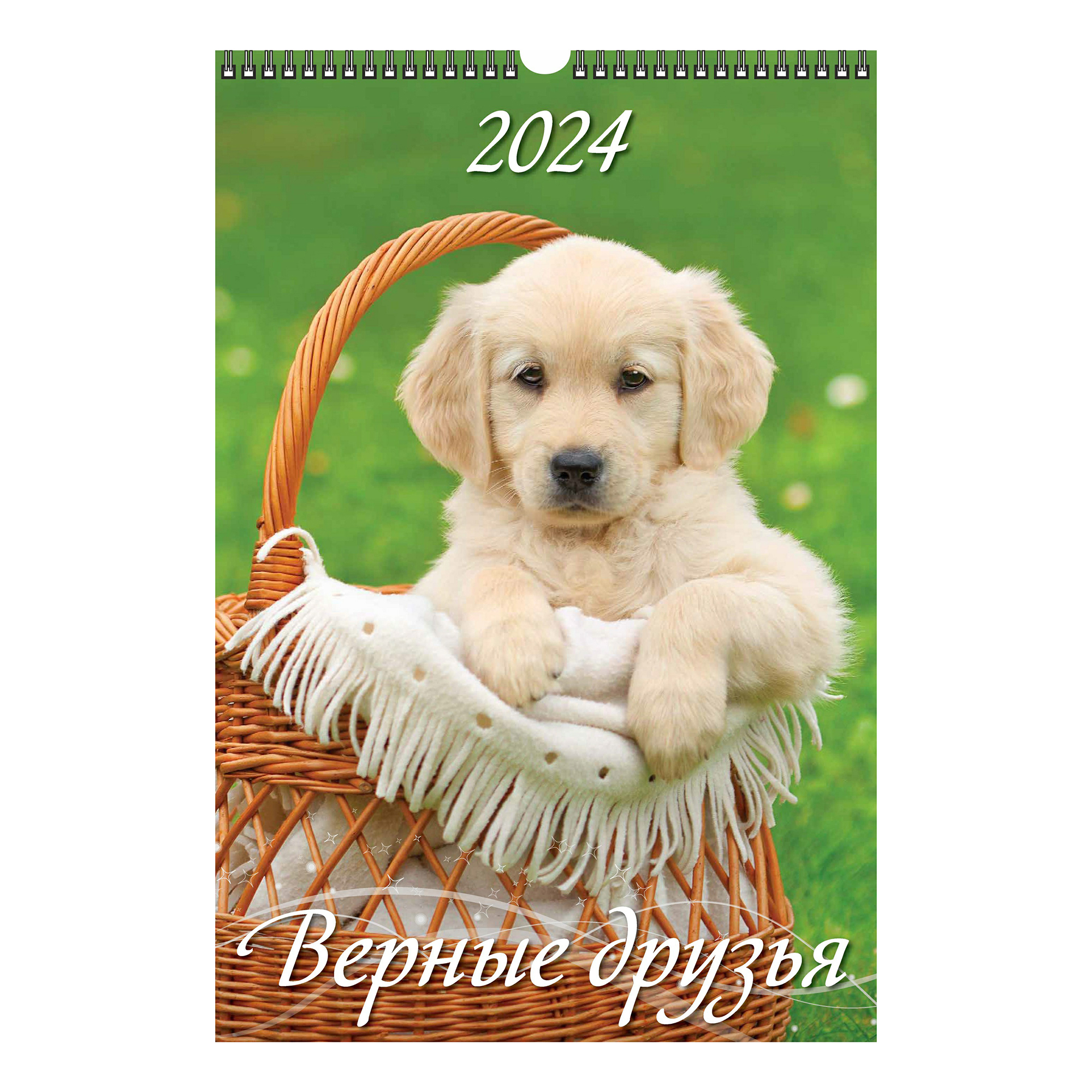 Календарь настенный перекидной Верные друзья на 2024 год на спирали А3 320 х 480 мм 
Календарь настенный перекидной Верные друзья на 2024 год на спирали А3 320 х 480 мм