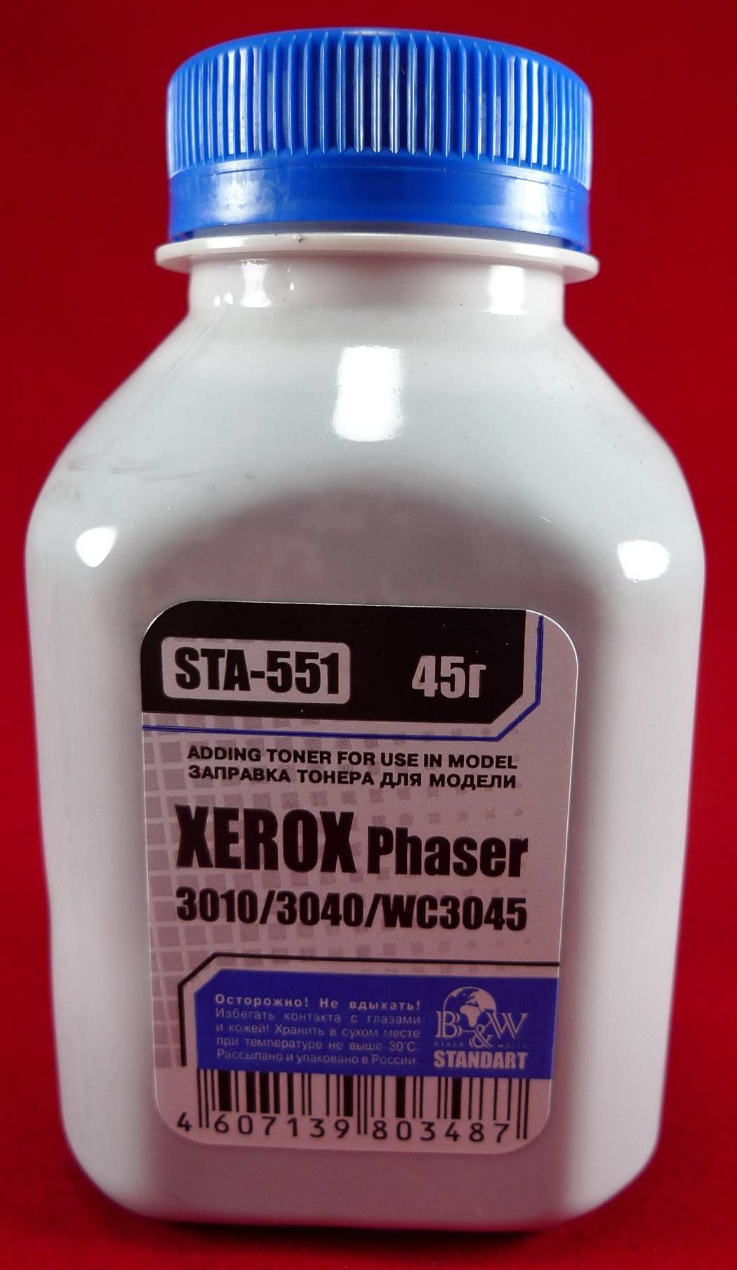 Тонер Black&White STA-542, Черный, XEROX Phaser 3110/3119/3120/3121/3130/3210/PE220, B205/B210/B215
Тонер Black&White STA-542, Черный, XEROX Phaser 3110/3119/3120/3121/3130/3210/PE220, B205/B210/B215