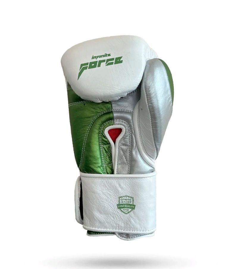 Боксерские перчатки Infinite Force Energy бело-зеленые 16 oz, Белый;зеленый, premium force
Боксерские перчатки Infinite Force Energy бело-зеленые 16 oz, Белый;зеленый, premium force