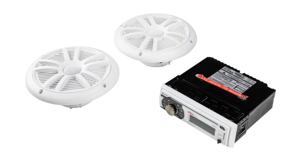 фото Аудиосистема boss mck508wb.6 (магнитола+2 колонки) в катер boss audio