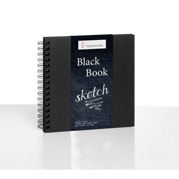 Альбом для эскизов на спирали Hahnemuhle "Black Book" 23,5х23,5 см 30 л 350 г черные листы
Альбом для эскизов на спирали Hahnemuhle "Black Book" 23,5х23,5 см 30 л 350 г черные листы