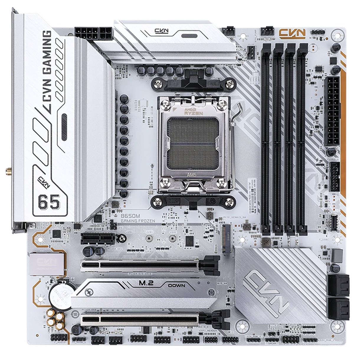 Материнская плата Colorful B650M GAMING FROZEN V14 (CVN B650M GAMING FROZEN V14), CVN B650M GAMING FROZEN V14
Материнская плата Colorful B650M GAMING FROZEN V14 (CVN B650M GAMING FROZEN V14), CVN B650M GAMING FROZEN V14