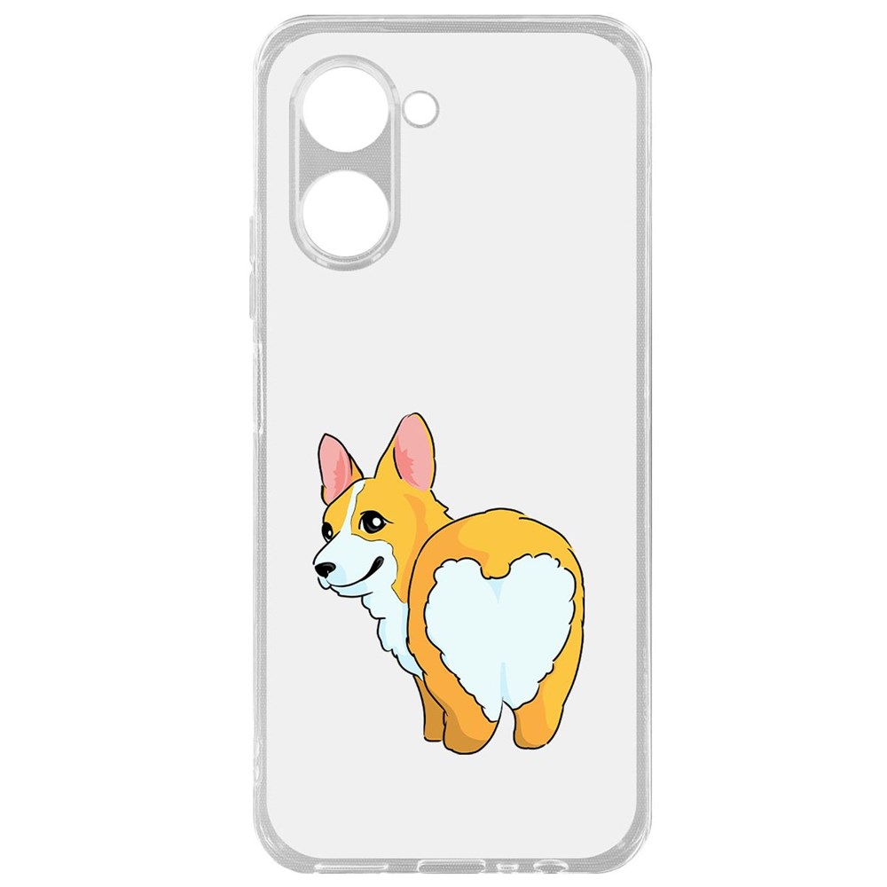 Чехол-накладка Krutoff Clear Case Рисованный корги вид 2 для Realme C33 2023, Прозрачный
Чехол-накладка Krutoff Clear Case Рисованный корги вид 2 для Realme C33 2023, Прозрачный