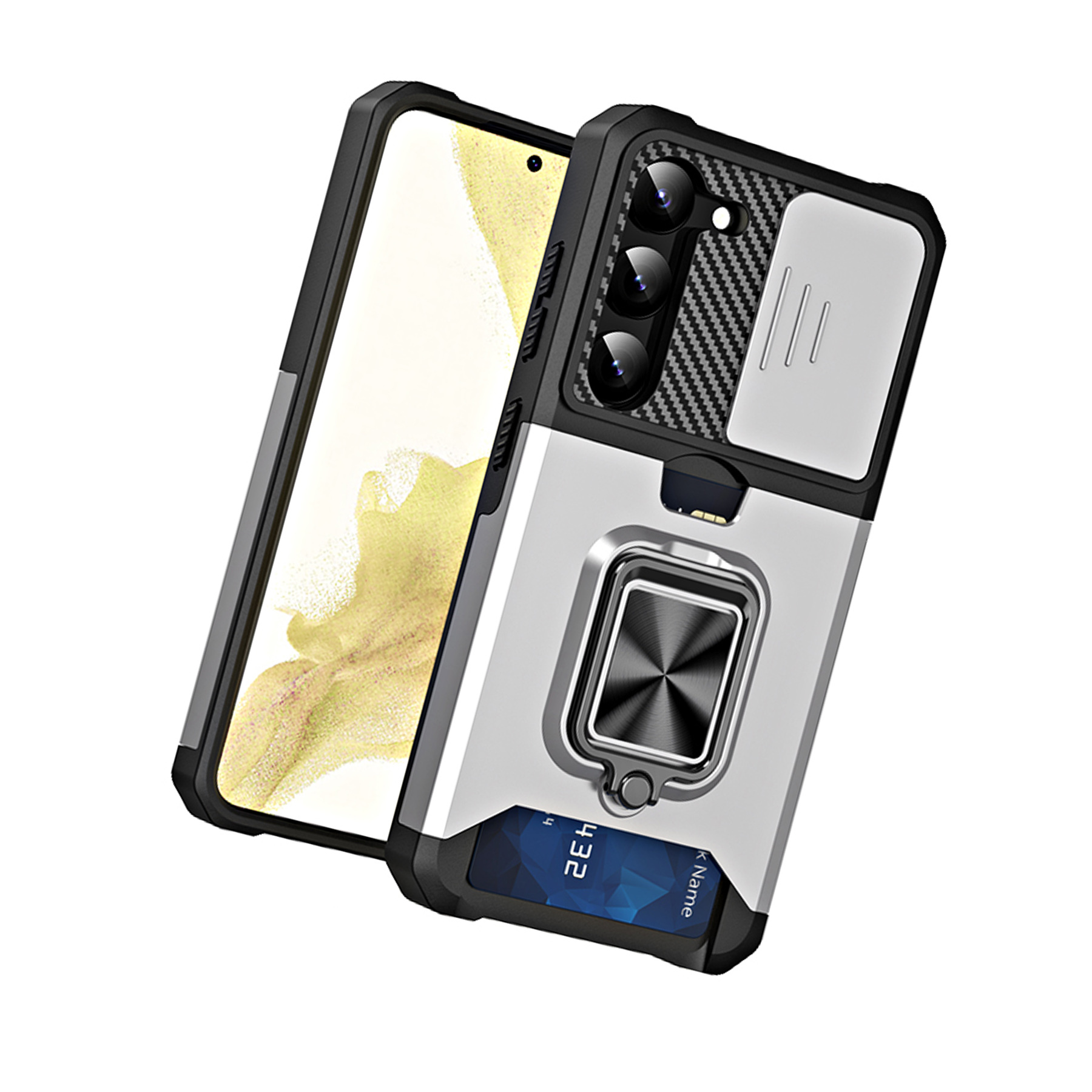 Противоударный чехол Сard Reader Case для Samsung Galaxy S23+ ,серебряный, Серебристый, 394853593
Противоударный чехол Сard Reader Case для Samsung Galaxy S23+ ,серебряный, Серебристый, 394853593