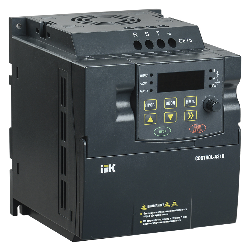 Преобразователь частоты CONTROL-A310 380В 3ф 1.5кВт 3.7А ИЭК CNT-A310D33V015TEZ, Серый
Преобразователь частоты CONTROL-A310 380В 3ф 1.5кВт 3.7А ИЭК CNT-A310D33V015TEZ, Серый