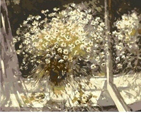 фото Картина по номерам mariposa цветы, 40х50 см