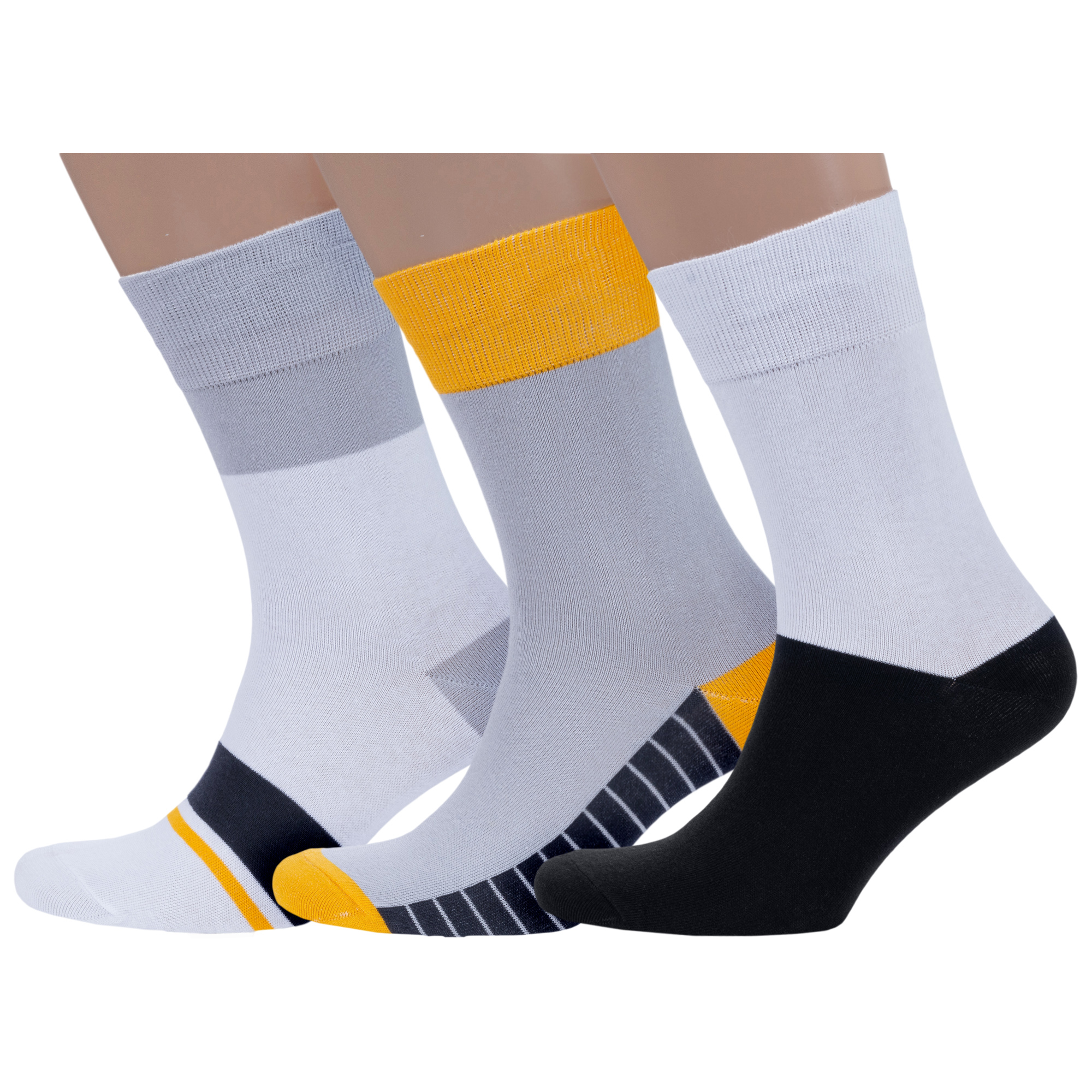 Комплект носков мужских MoscowSocksClub msk3-М47 разноцветных 25, Белый;серый;желтый;черный, msk3-М47
Комплект носков мужских MoscowSocksClub msk3-М47 разноцветных 25, Белый;серый;желтый;черный, msk3-М47