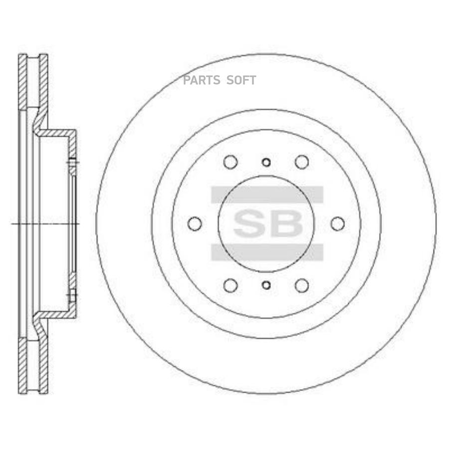 SANGSIN BRAKE SD4324 Диск тормозной MITSUBISHI PAJERO IV 07- передний вент.D 332мм. 1шт
SANGSIN BRAKE SD4324 Диск тормозной MITSUBISHI PAJERO IV 07- передний вент.D 332мм. 1шт