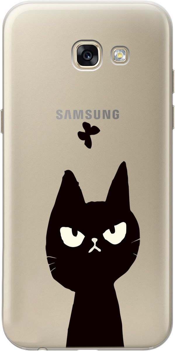 Чехол на Samsung Galaxy A5 (2017) с принтом "Disgruntled Cat" прозрачный, Прозрачный;черный, 5381
Чехол на Samsung Galaxy A5 (2017) с принтом "Disgruntled Cat" прозрачный, Прозрачный;черный, 5381